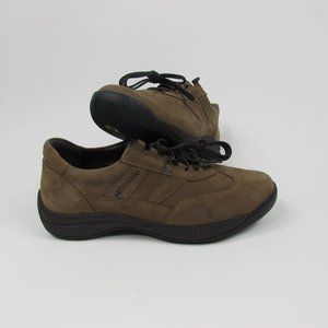 Mephisto Air Bag System Brown Suede Walking Shoes Lace Up Men's US8.5